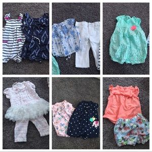 Bundle of 6mo baby girl summer clothes